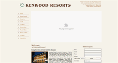 Desktop Screenshot of kenwoodresorts.com