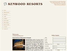 Tablet Screenshot of kenwoodresorts.com